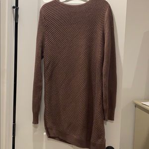 Mossimo dark purple/brown sweater dress